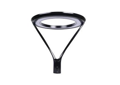 LED sodo žibintų kūrimo fonas