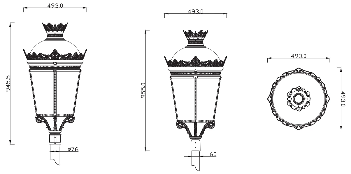 DLG-LED-1001A SIZE